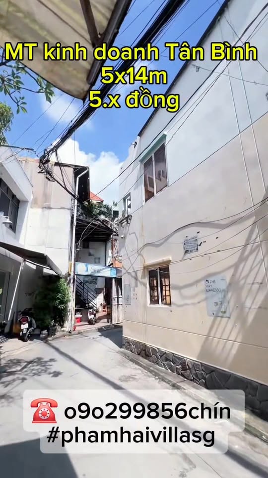 Nhà mặt tiền kinh doanh phường 7 Tân Bình 70m² giá 5 tỷ - Lô góc thoáng mát, vừa ở vừa kinh doanh!