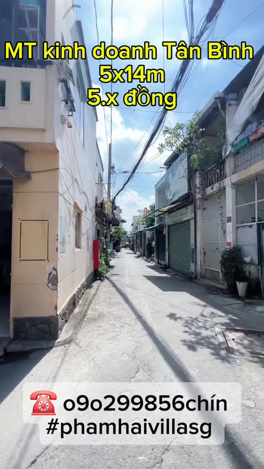 Mặt tiền kinh doanh Phường 7 Tân Bình 70m² giá 5 tỷ - Đầu tư sinh lời ngay!