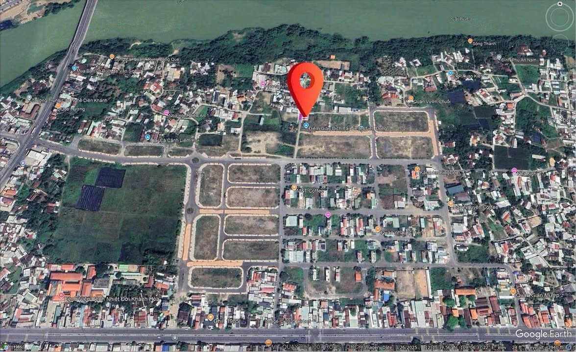 Đất thổ cư mặt tiền Đường chợ chiều Diên An, 61.6m² giá 1.75 tỷ - Sổ hồng riêng chính chủ!