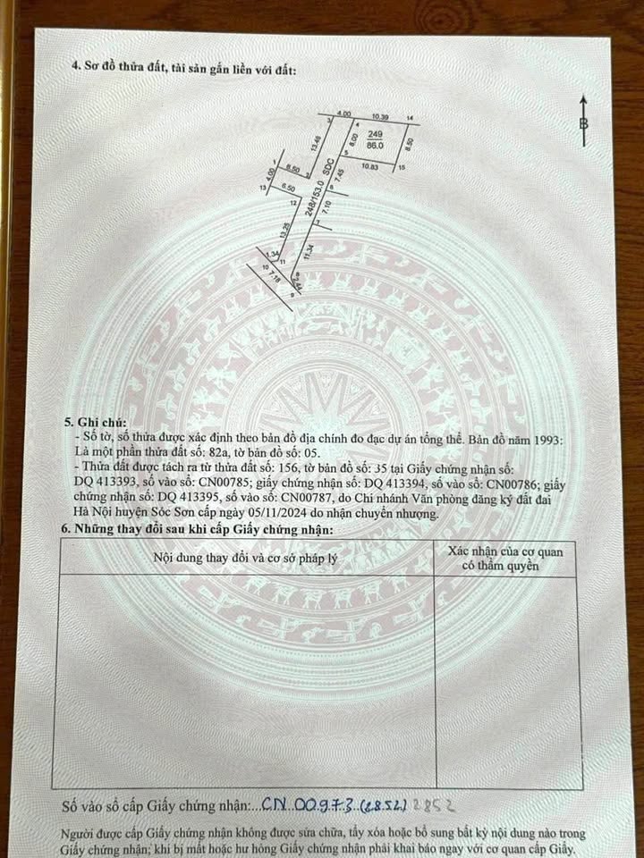 Đất thổ cư 86m² tại Vệ Linh, Sóc Sơn - Giá chỉ từ 2x triệu/m², sổ hồng chính chủ!
