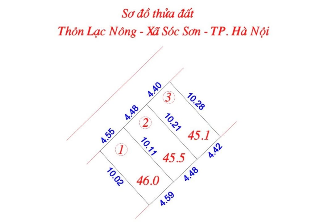 Đất nền Lạc Nông, Mai Đình, Sóc Sơn 45m² giá thỏa thuận - Đầu tư sinh lời ngay!