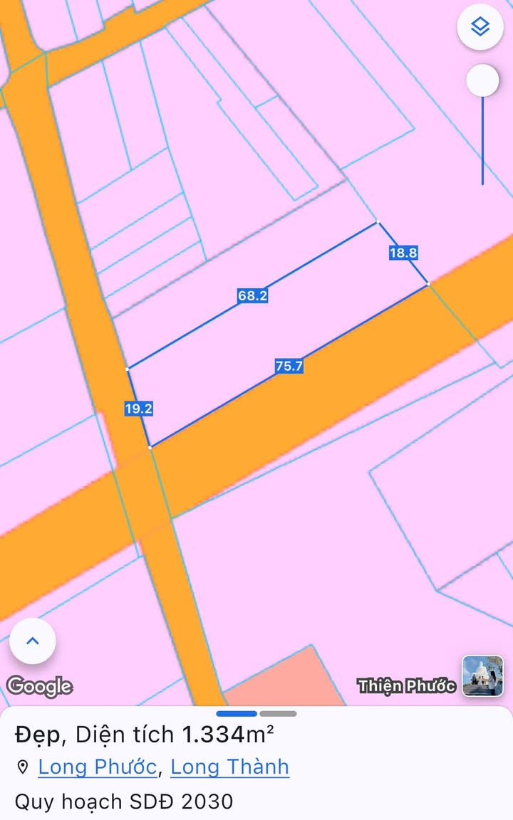 Đất thổ cư 1335m² xã Long Phước, giá thỏa thuận - Tiềm năng đầu tư lớn!