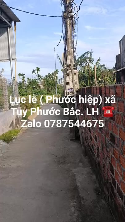 Đất nền Phước Hiệp, Tuy Phước 111m² giá 370 triệu - Cơ hội đầu tư hấp dẫn!