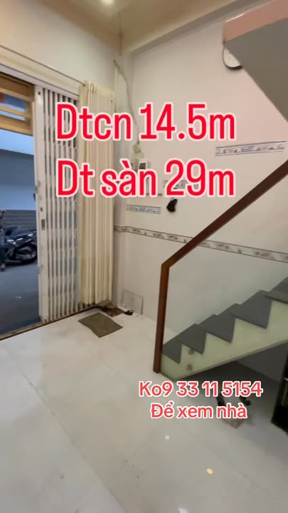 Nhà hẻm Đường số 9 Cư xá Bình Thới, Quận 11 - 14.5m² giá 2.95 tỷ - Hẻm thông thoáng, chính chủ!