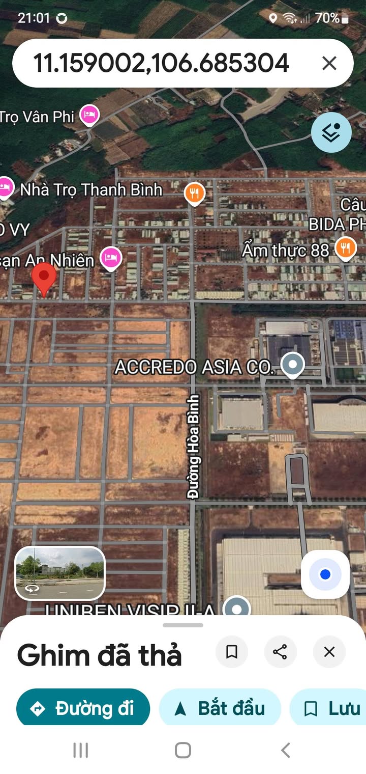 Đất nền VSIP2A, Bình Dương 659m² giá 13 tỷ - Đối diện KCN VSIP2 mở rộng!