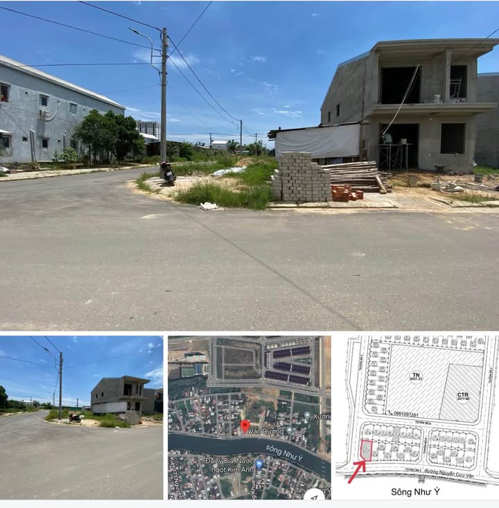 Đất nền góc 2 mặt tiền Thủy Vân Huế 215.8m² giá chỉ 30 triệu/m² - Cơ hội đầu tư tuyệt vời!