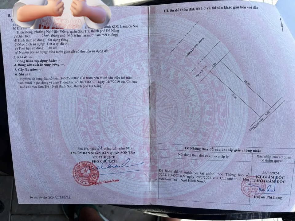 Đất nền Lý Nhật Quang Sơn Trà 125m² giá 9.6 tỷ - Vị trí đắc địa gần sông!