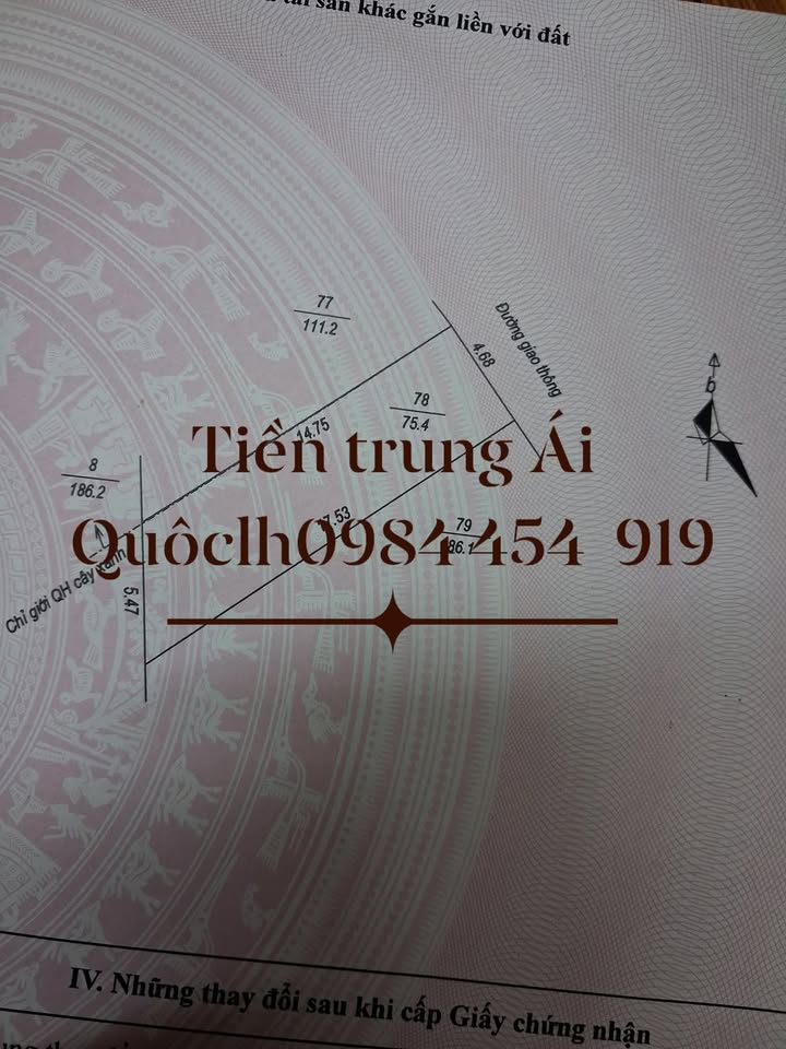 Đất nền Tiền Trung, phường Ái Quốc 75.4m² - Giao thông thuận tiện, giá tốt!