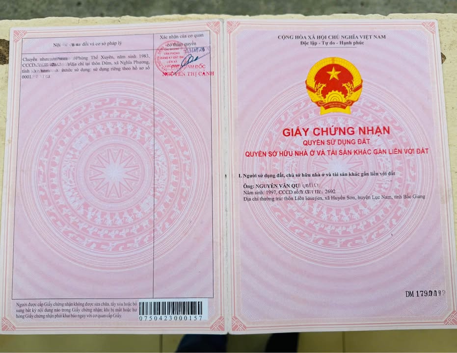 Đất nền Huyền Sơn Lục Nam 130m² giá thỏa thuận - Sổ đỏ chính chủ!