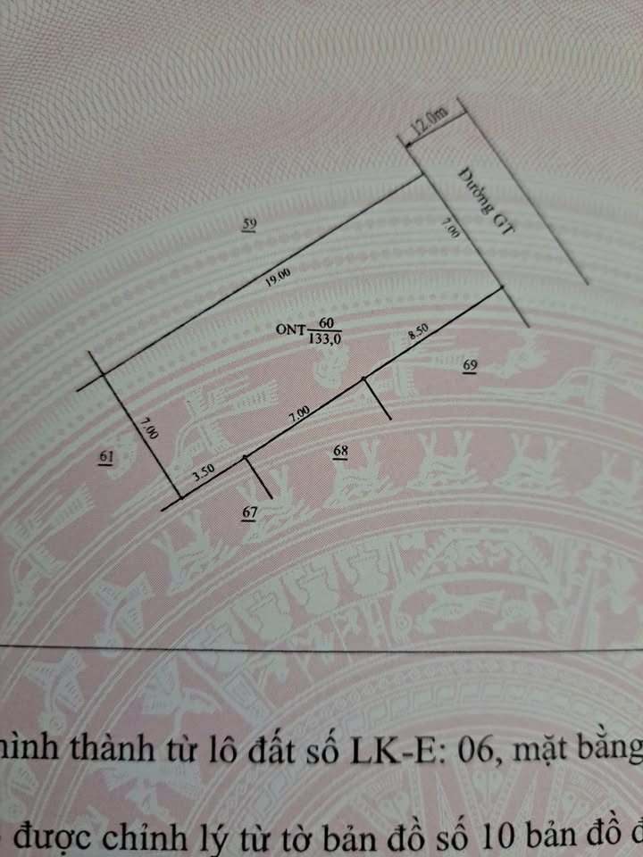 Đất thổ cư Thạch Tân 133m² giá thỏa thuận - Cạnh trường THPT Thạch Thành 2