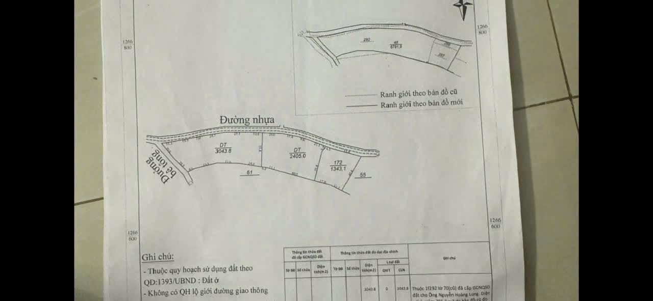 Đất thổ cư xã Tân Lạc Bảo Lâm 6800m² giá 5.8 tỷ - Mặt tiền đường nhựa rộng rãi!