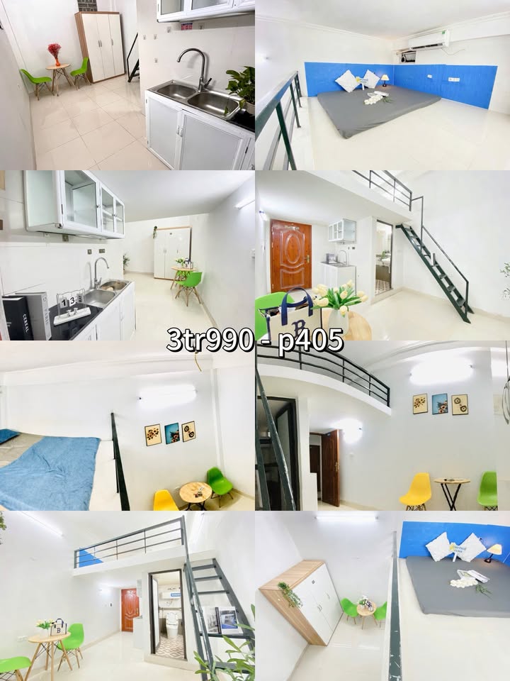 Phòng studio cho thuê Trần Thái Tông 3.99 triệu - Nội thất đầy đủ, thang máy