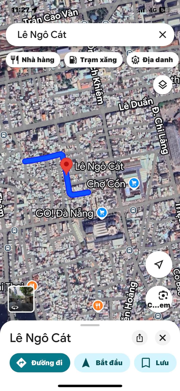 Nhà mặt tiền Lê Ngô Cát, Hải Châu, 43m², giá 5 tỷ - Vị trí đắc địa, thuận tiện kinh doanh!