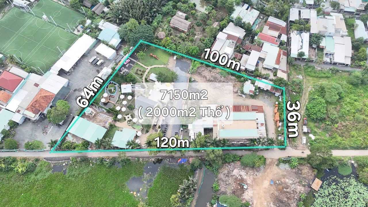 Bán đất thổ cư 7150m² tại Bình Quới, Bình Thạnh - Giá chỉ 24 triệu/m²!