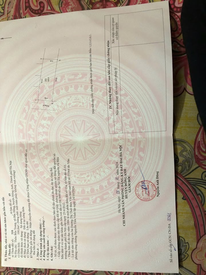 Đất thổ cư Bến Trung, Đông Anh 100m² giá chỉ 600 triệu - Đầu tư sinh lời ngay!