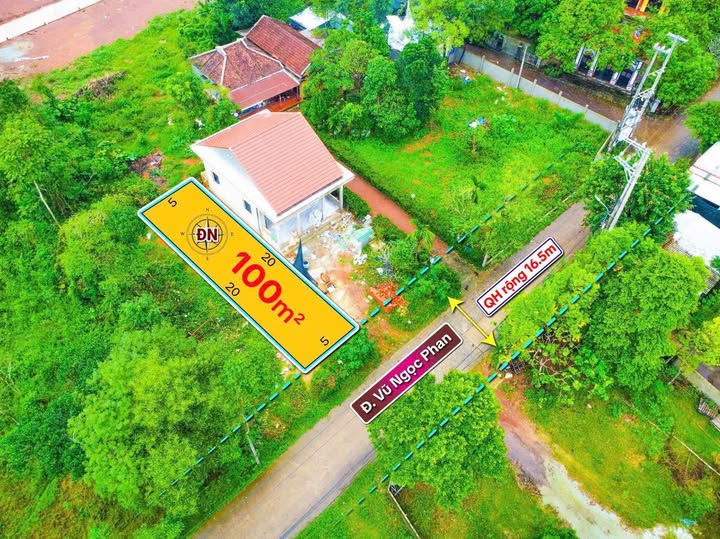 Đất nền mặt tiền Vũ Ngọc Phan 100m² giá 2.2 tỷ - Đầu tư sinh lời ngay!