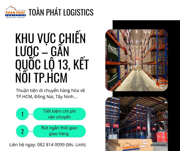 Kho cho thuê tại KCN Sóng Thần, Dĩ An - Vị trí chiến lược, giá hợp lý!