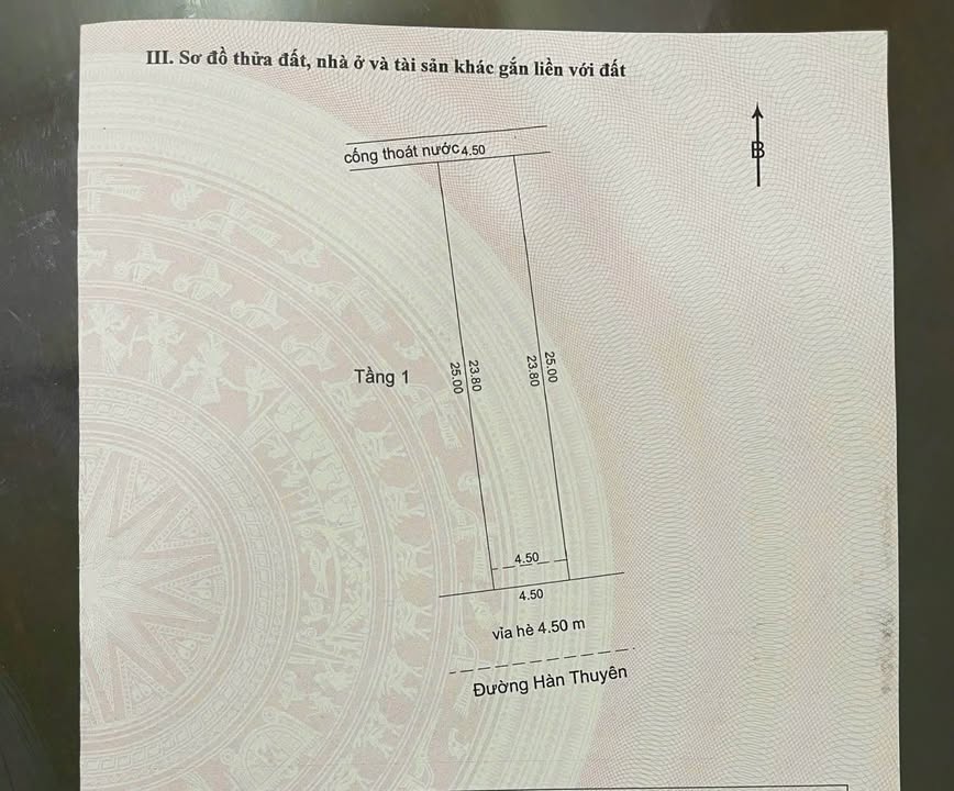 Đất mặt tiền Hàn Thuyên Đà Nẵng 112.5m² giá 9.4 tỷ - Cơ hội đầu tư tuyệt vời!