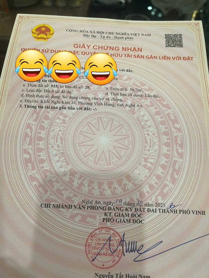 Đất nền Nghi Kim - Khu đô thị Đại Thành 50.7m² giá 1.5 tỷ - Cơ hội đầu tư tuyệt vời!