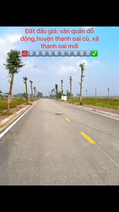 Đất đấu giá Đỗ Động, Thanh Oai 84,85m² giá chỉ 9 triệu/m² - Cơ hội đầu tư hấp dẫn!