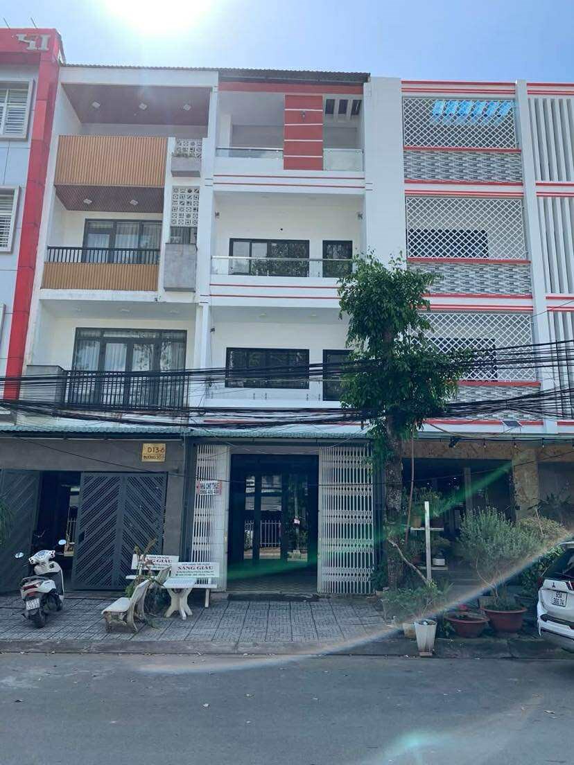 Nhà cho thuê 4 tầng khu Long Thịnh, Cái Răng, Cần Thơ - Phù hợp làm văn phòng, giá 13.5 triệu/tháng!