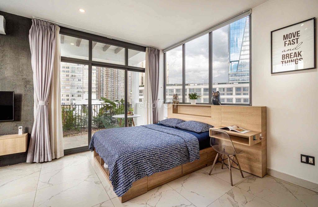 Căn hộ studio Phan Văn Hân 35m² giá 9.5 triệu - View Landmark81 siêu thoáng!