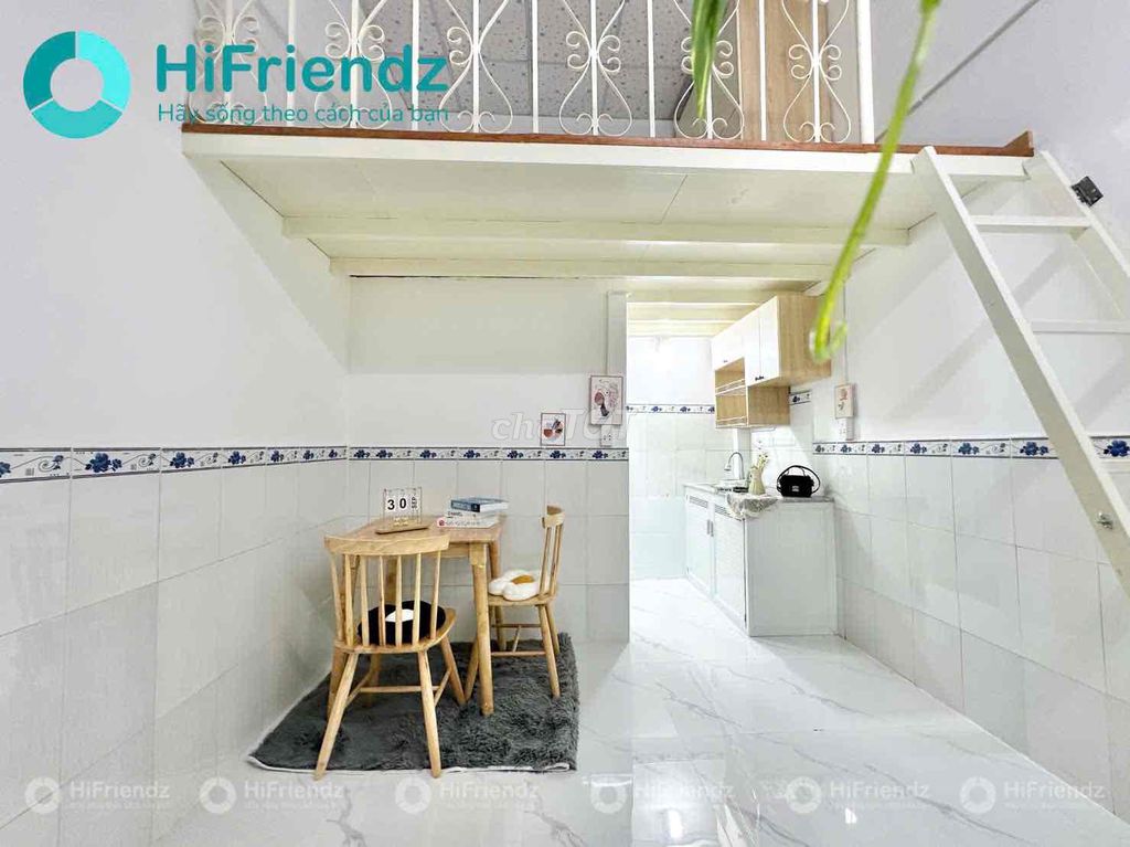 Phòng trọ gác cao 32m² giá 3.7 triệu ngay CĐ Công Thương Thủ Đức - Nội thất mới 100%!