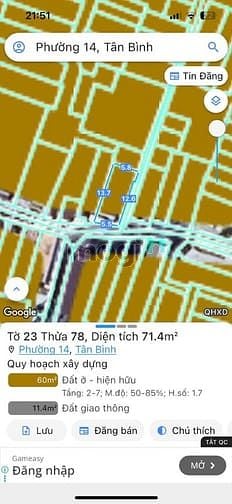 Bán nhà hẻm 1/291 Trường Chinh P14, Tân Bình 71.4m² giá 7.9 tỷ - Khu dân cư hiện hữu!