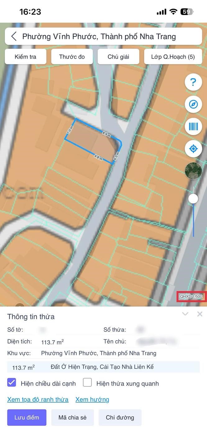 Nhà 2 mặt tiền đường ô tô khu Vĩnh Phước 113.6m² giá 6.6 tỷ - Gần biển Hòn Chồng!