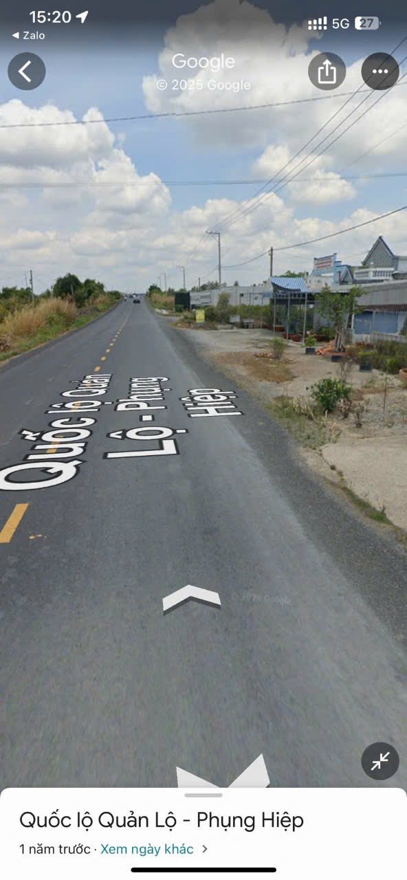 Đất nền 2 mặt tiền Quản Lộ Phụng Hiệp 6824m² giá 1.4 tỷ - Cơ hội đầu tư tiềm năng!