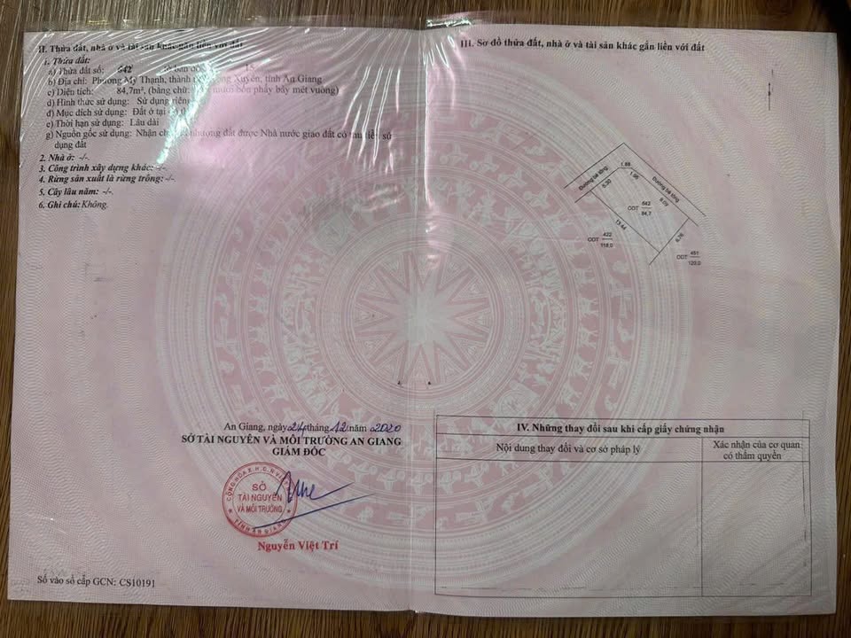 Đất nền góc KDC Út Lấn, Mỹ Thạnh, An Giang - 84.7m² chỉ 650 triệu - Thương lượng ngay!