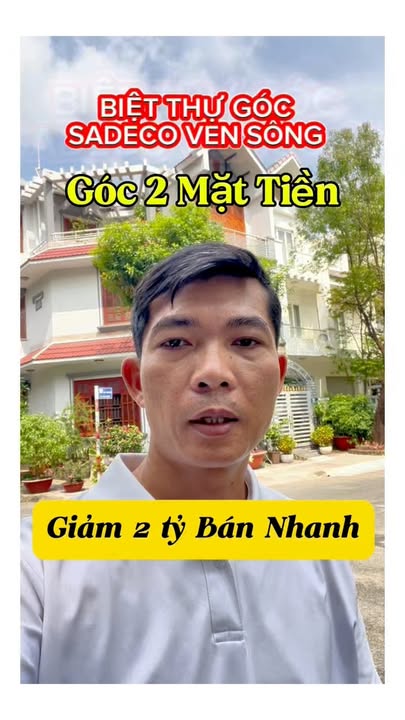 Biệt thự góc 2 mặt tiền - KDC Sadeco Ven Sông, Quận 7, 132m² - Giá thương lượng hấp dẫn!