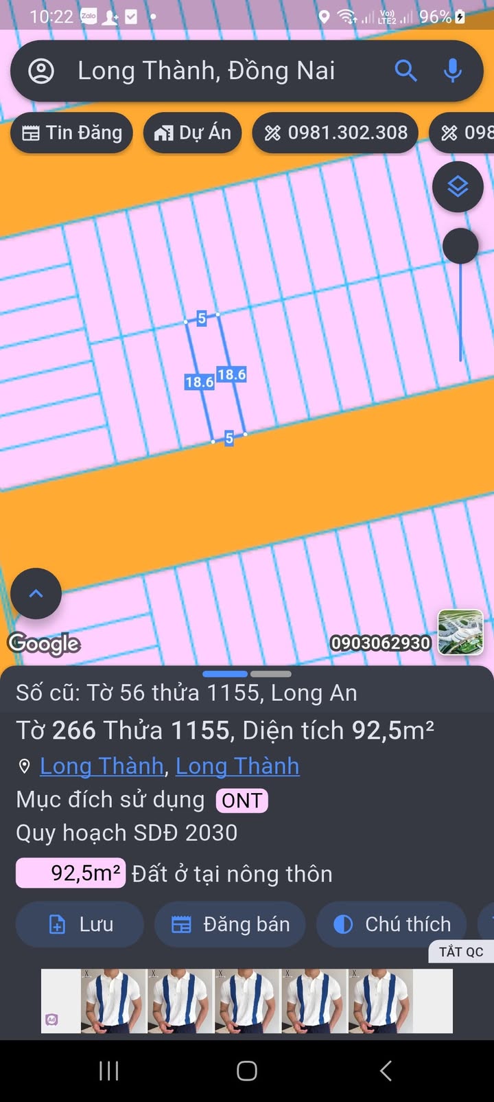 Đất nền Khu dân cư An Thuận Long An 92.5m² giá 2 tỷ - Cơ hội đầu tư hấp dẫn!