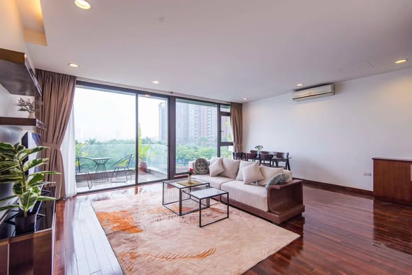 Căn hộ cho thuê tại Tây Hồ 90m² - Thiết kế sang trọng, tiện nghi