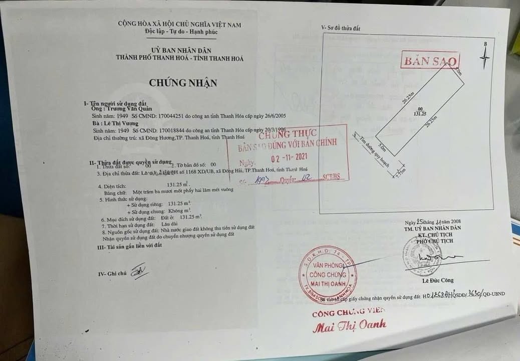 Đất mặt tiền Hạc Thành 131m² giá 4 tỷ - Vị trí vàng sinh lời cao!