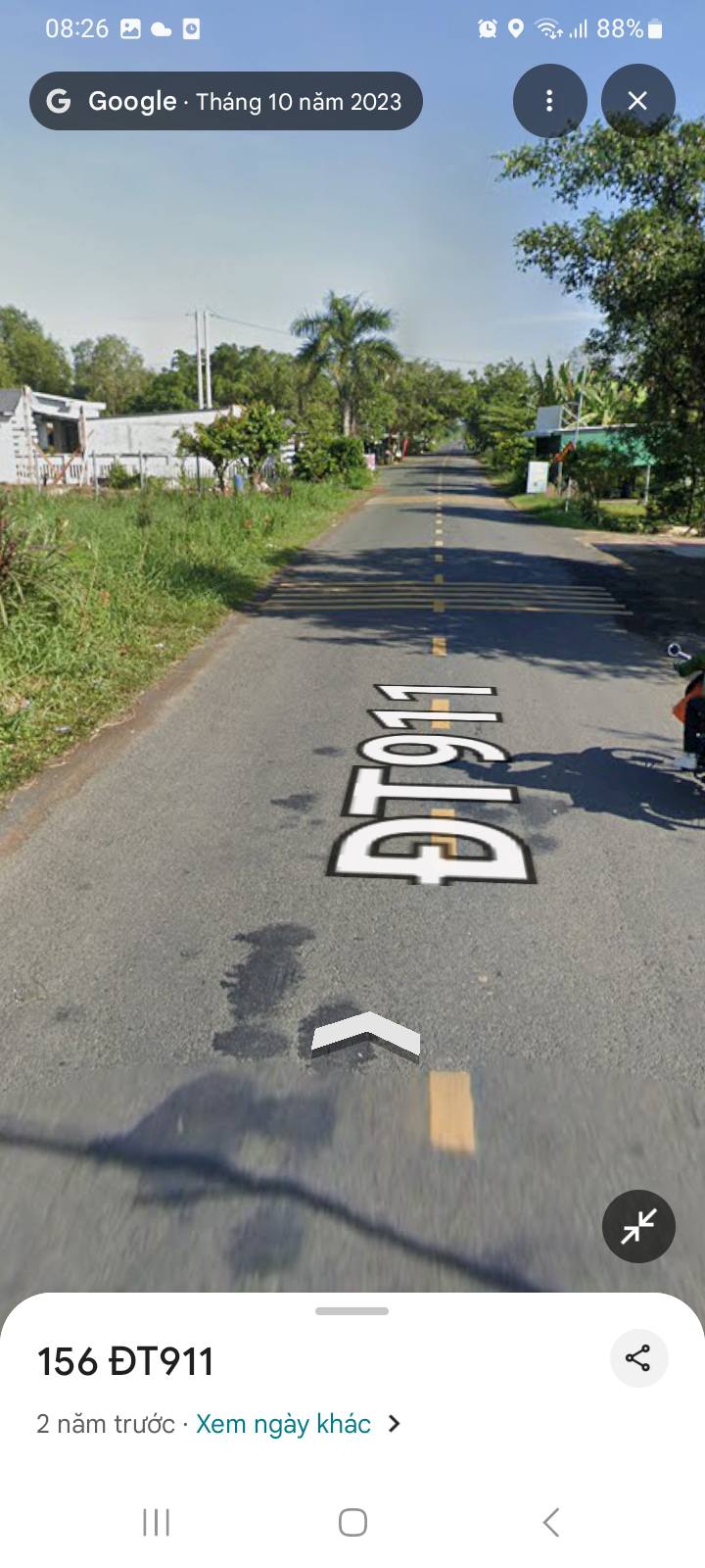 Đất thổ cư mặt tiền 324m² tại đường tỉnh 911, Châu Thành - Chỉ 1.6 tỷ!