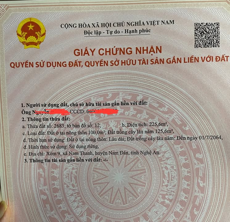 Đất nền 2 mặt đường xã Nam Thanh 225.6m² - Cơ hội đầu tư dài hạn!