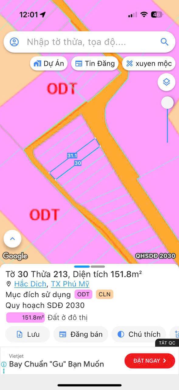 Đất thổ cư 150m² tại Tân Thành, Hồ Chí Minh - Giá chỉ 800 triệu, cơ hội hiếm có!