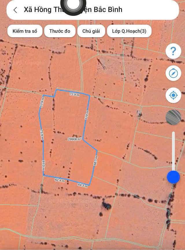 Đất Hồng Thái Bắc Bình 58.000m² giá 2.262 tỷ - Sổ đỏ chính chủ