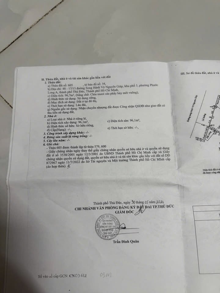 Nhà mặt tiền đường Võ Nguyên Giáp Thủ Đức 96,7m² giá 19.5 tỷ - Đầu tư sinh lời ngay!
