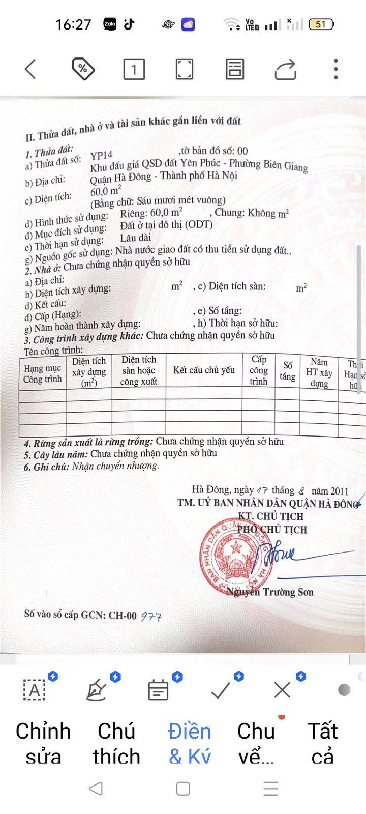 Đất đấu giá Yên Phúc, Biên Giang, Hà Đông 60m² giá 8.7 tỷ - Sổ đỏ chính chủ sẵn sàng giao dịch!