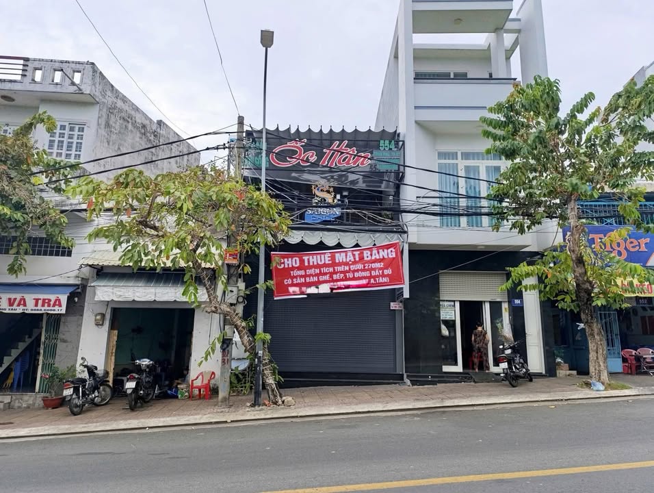 Cho thuê mặt bằng Trần Phú, phường 5, 270m² giá 15 triệu - Thích hợp kinh doanh quán ăn, nhậu!