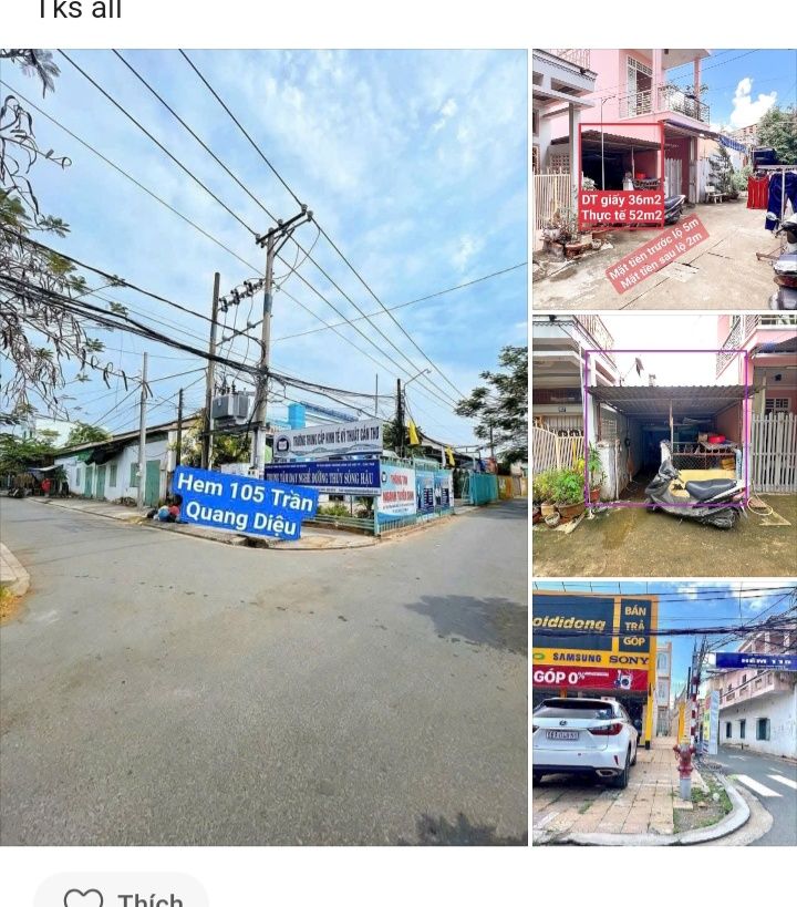 Đất nền thổ cư 52m² giá 1.15 tỷ - Vị trí đẹp, 2 mặt tiền