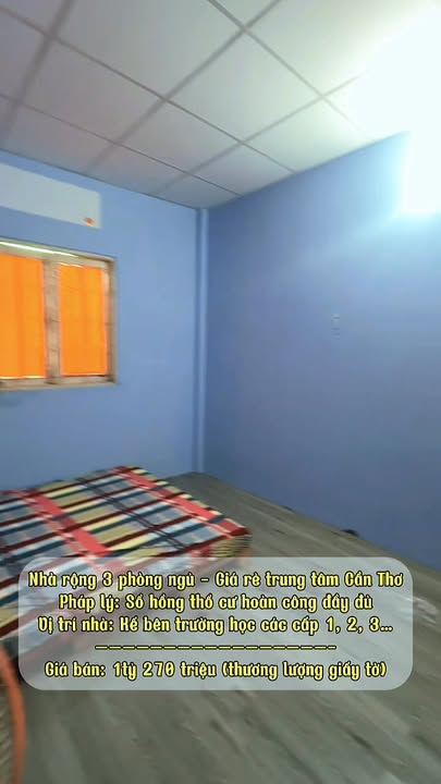 Nhà 2 tầng hẻm 180 Cách Mạng Tháng 8, Bình Thủy, Cần Thơ 40m² giá 1.27 tỷ - Nhà trống sẵn sàng vào ở!