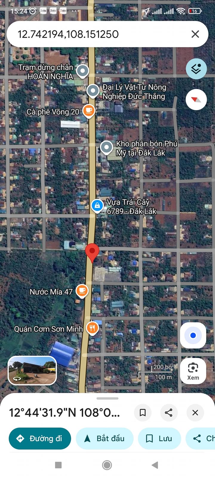 Đất nền mặt tiền Quốc Lộ 14, xã Cuôr Đăng, 220m² - Giá chỉ 3.8 tỷ!