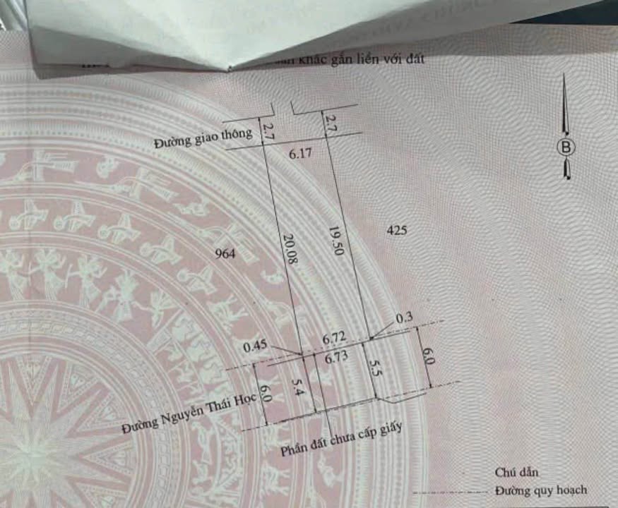 Nhà mặt tiền đường Nguyễn Thái Học, Đông Hà 122m² giá 1.6 tỷ - Vị trí đắc địa cho đầu tư!