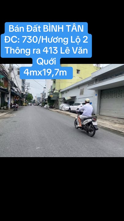 Đất nền Bình Tân 78.8m² giá 8.8 tỷ - Cơ hội đầu tư tuyệt vời!