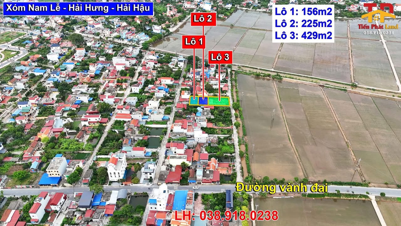 Đất nền Hải Hưng, Hải Hậu 810m² - Pháp lý rõ ràng, giá thỏa thuận!