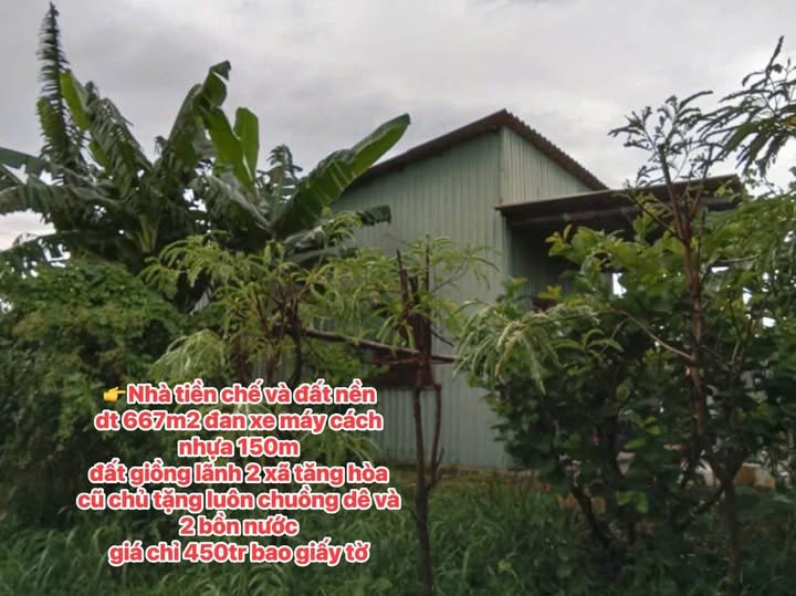 Đất nền 667m² tại Tăng Hòa, Gò Công Đông - Giá chỉ 450 triệu - Đầu tư sinh lời ngay!