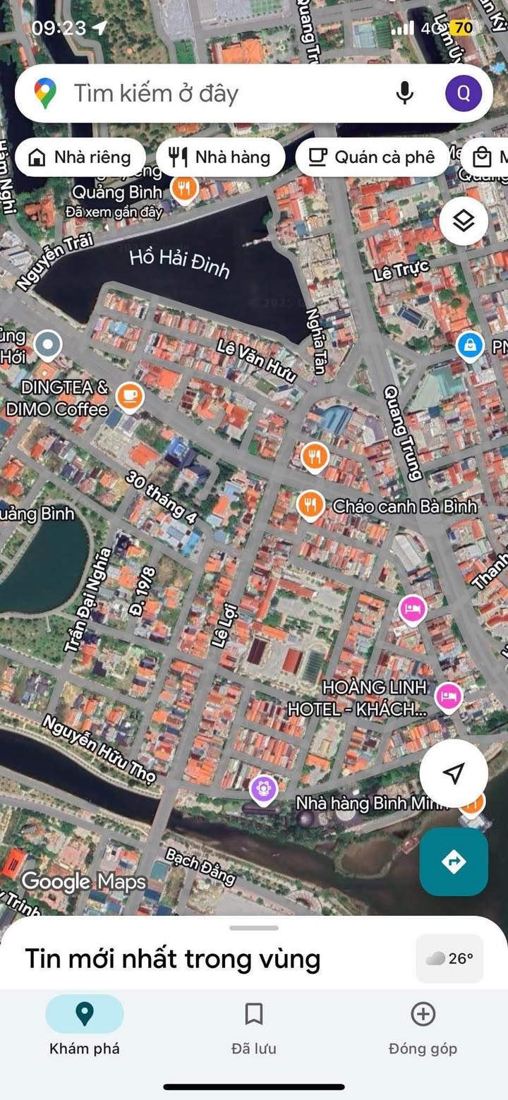 FrontHouse mặt tiền Lê Lợi, Hải Đình 76m² giá 5 tỷ - Vị trí kinh doanh đắt giá!